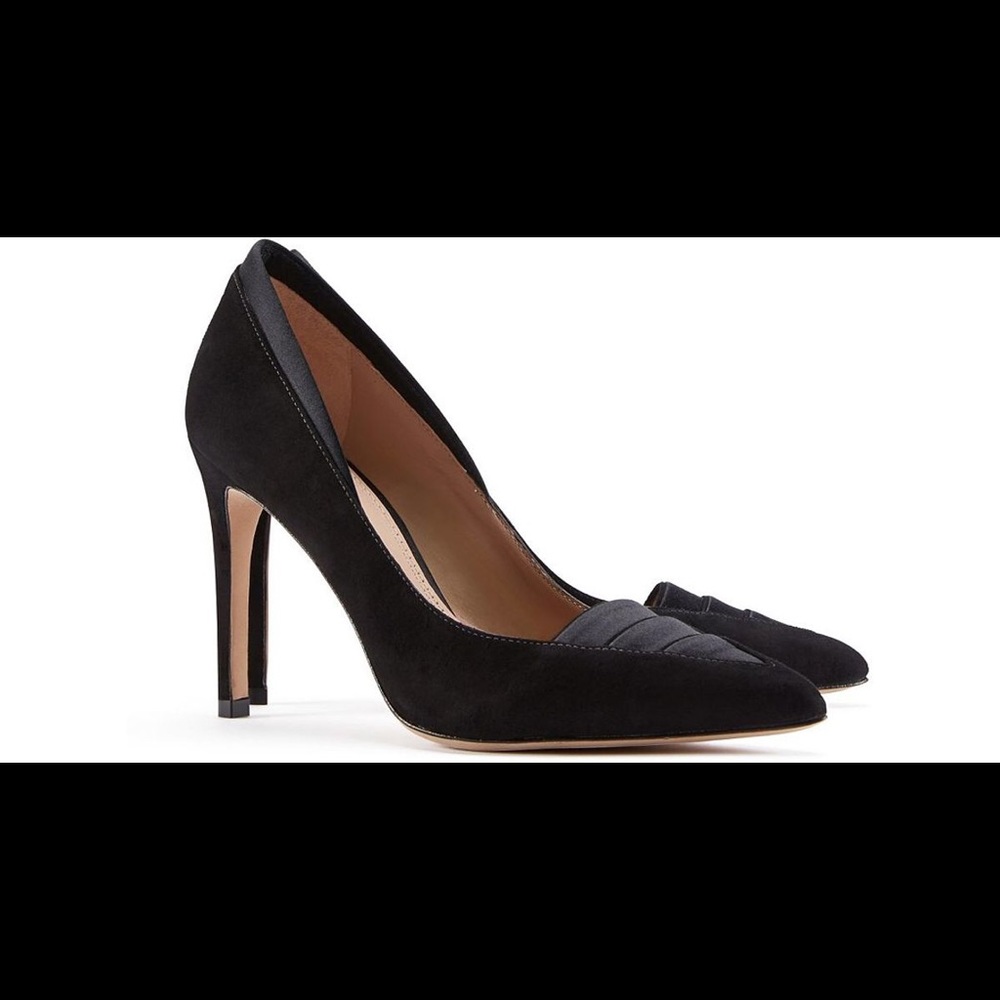 Tory Burch Suede and Satin Pumps!